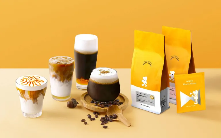 Cama精品咖啡豆、Cama咖啡濾掛包、Cama咖啡展示